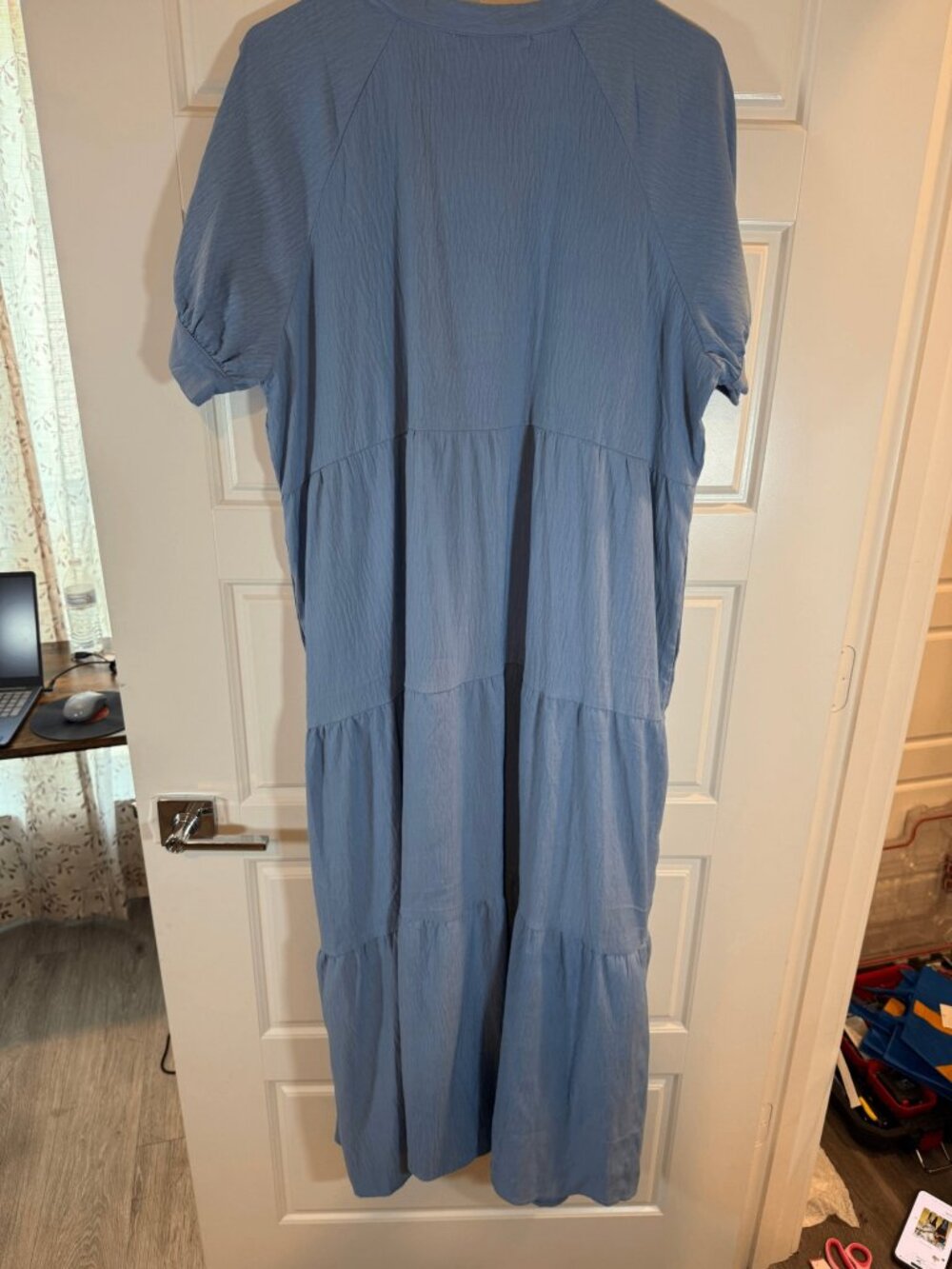 Merokeety Blue Maxi Dress Size XL